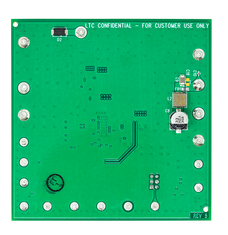 DC2013A Evaluation Board - Bottom View