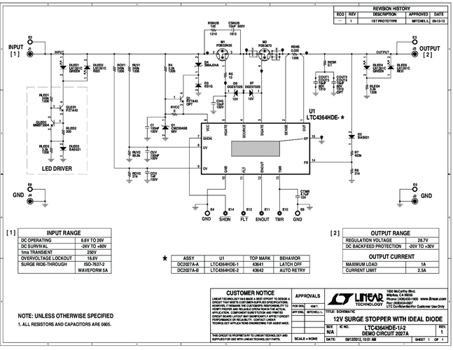 DC2027A-A - Schematic