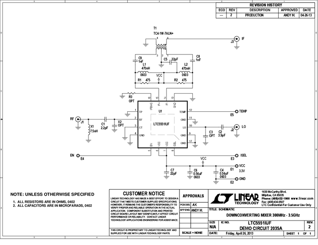 DC2035A - Schematic