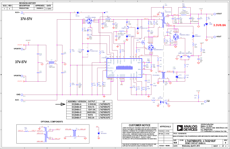 DC2046A-A Application Circuit