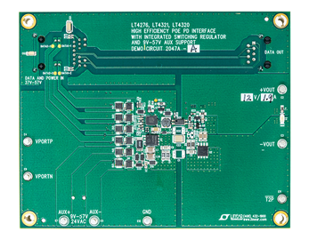 DC2047A-A Evaluation Board - Top View