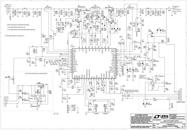 DC2069A - Schematic
