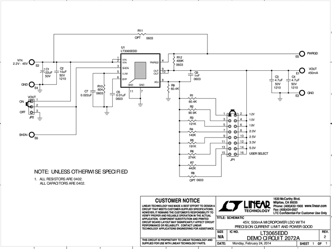 DC2072A - Schematic