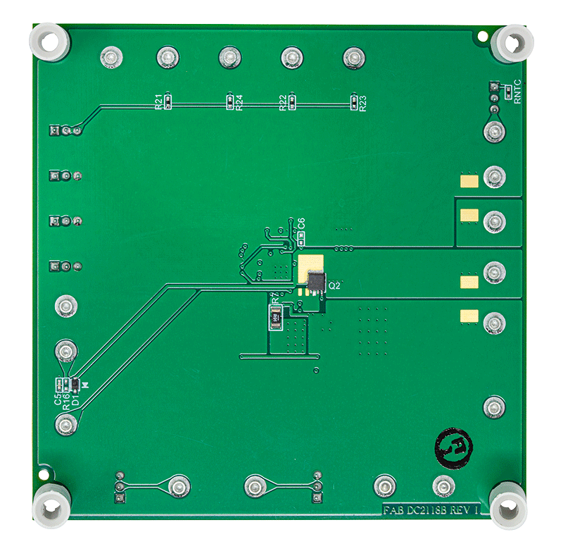 DC2118B Evaluation Board - Bottom View