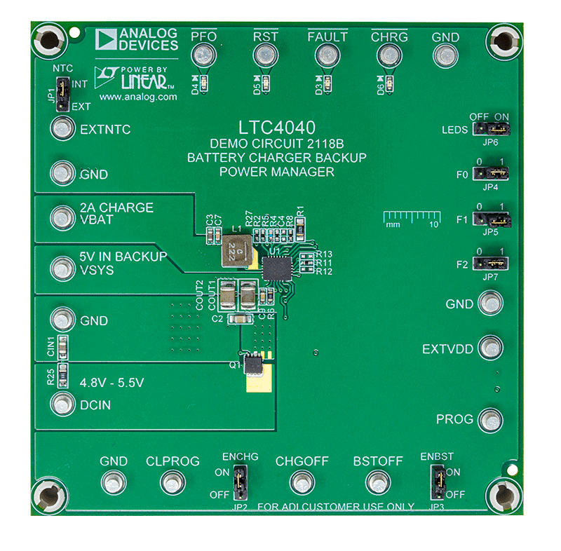 DC2118B Evaluation Board - Top View