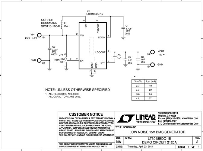 DC2120A - Schematic