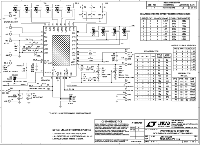 DC2151A - Schematic