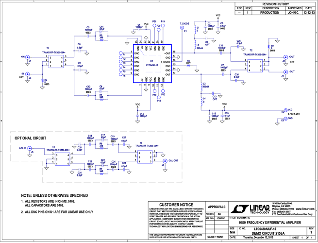 DC2153A - Schematic