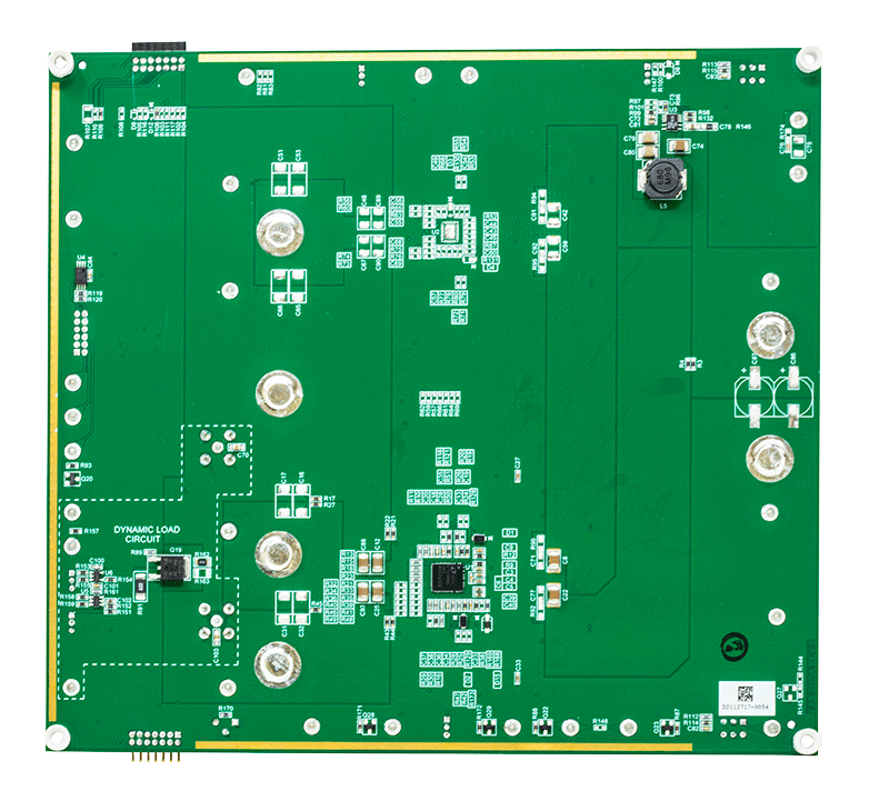 DC2155A-A Evaluation Board - Bottom View