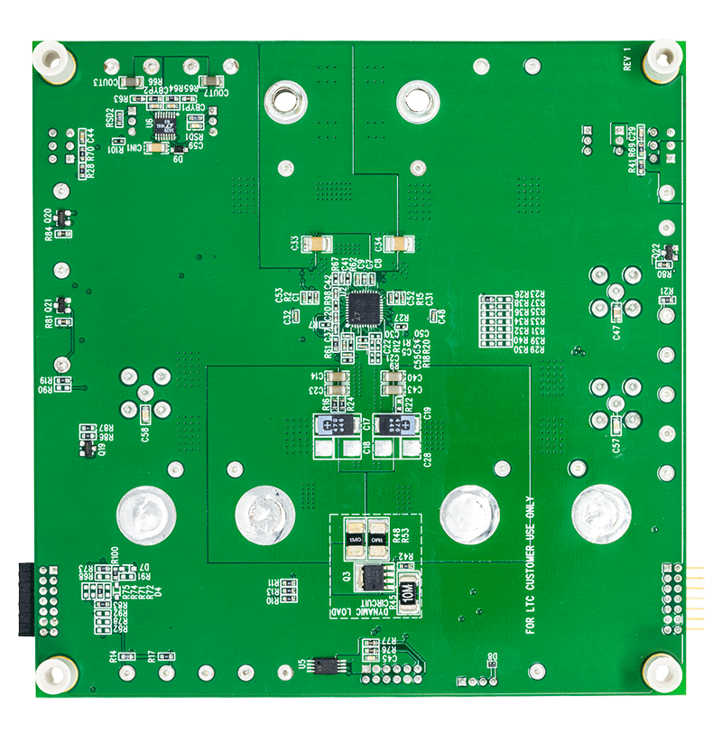 DC2174A-B Evaluation Board - Bottom View