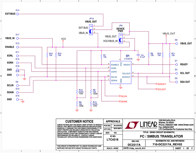 DC2217A - Schematic