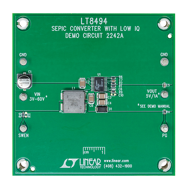 DC2242A Evaluation Board - Top View