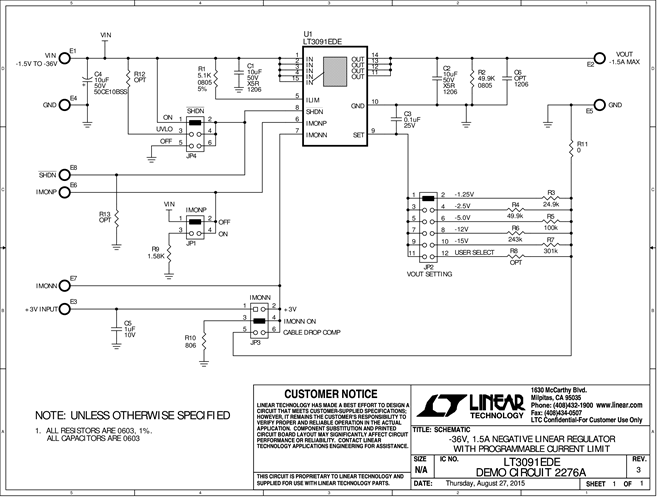 DC2276A - Schematic