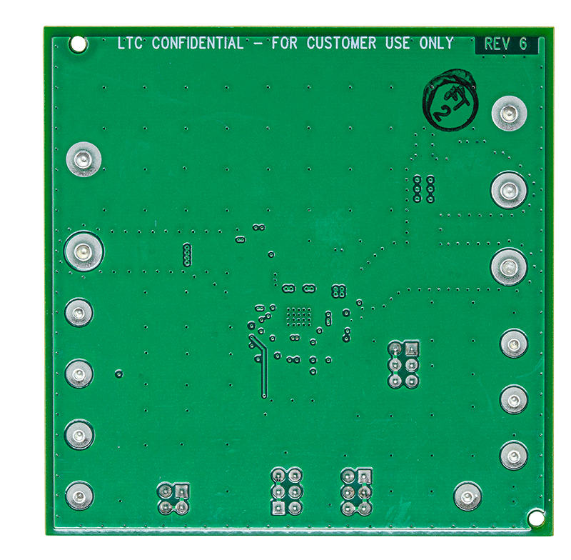 DC2286A Evaluation Board - Bottom View