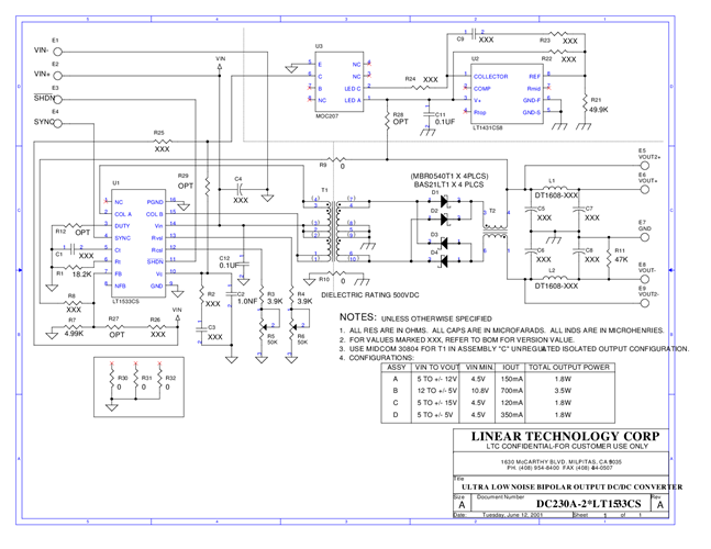 DC230A-A - Schematic