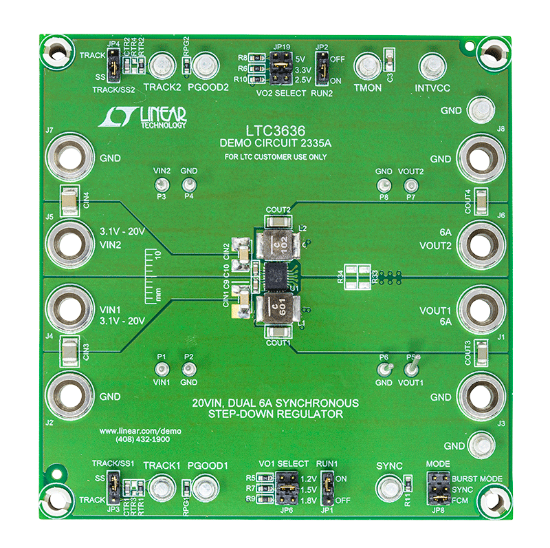 DC2335A Evaluation Board - Top View