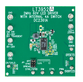 DC2361A Evaluation Board - Top View