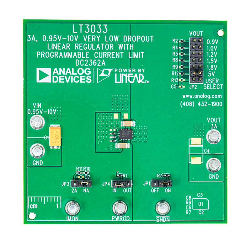 DC2362A Evaluation Board - Top View