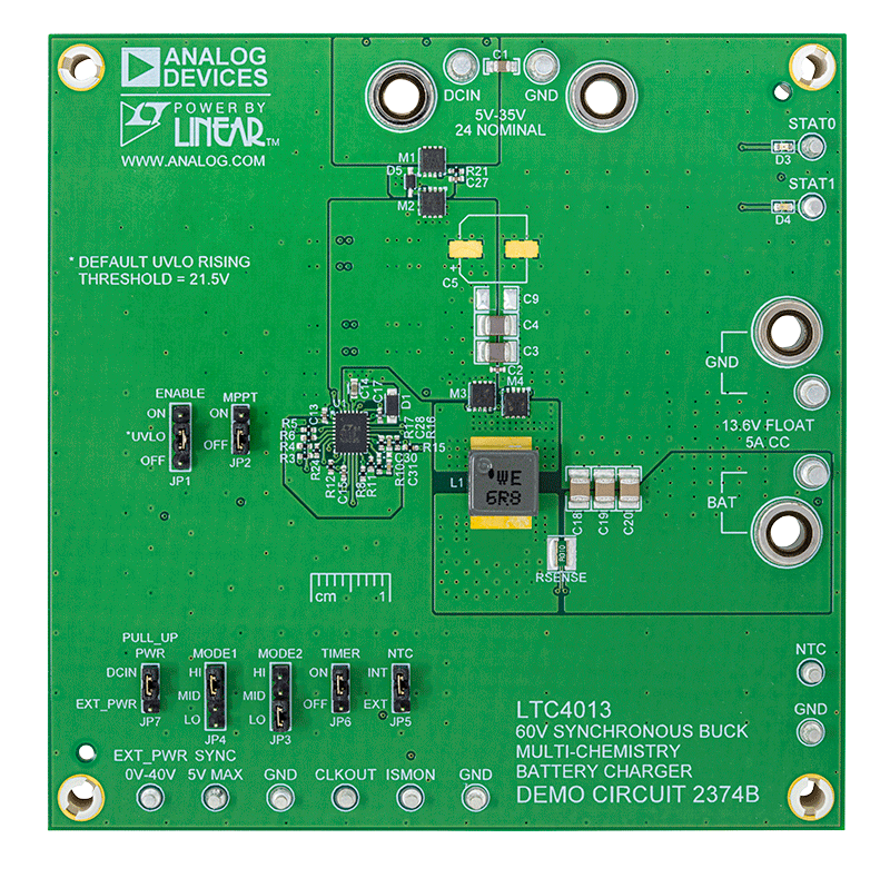 DC2374B Evaluation Board - Top View