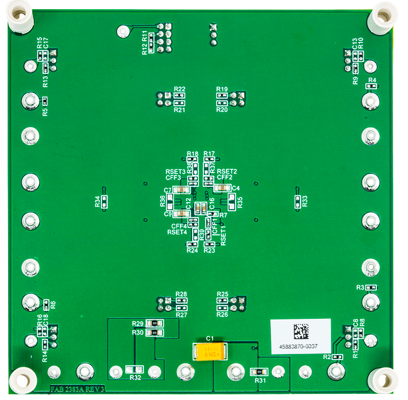 DC2383A-B Evaluation Board - Bottom View