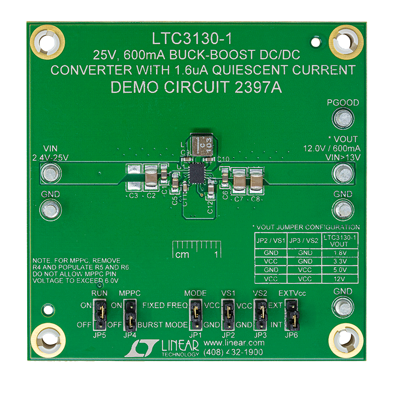 DC2397A Evaluation Board - Top View