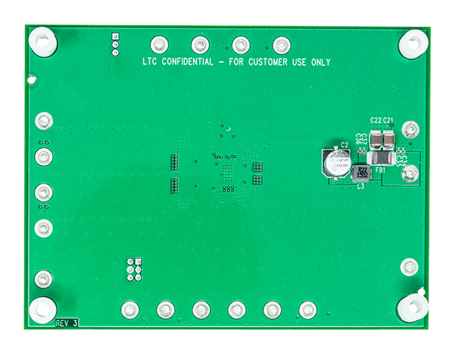 DC2407A Evaluation Board - Bottom View