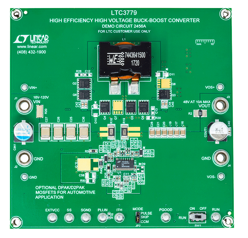 DC2456A Evaluation Board - Top View