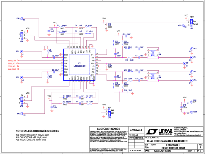 DC2460A - Schematic