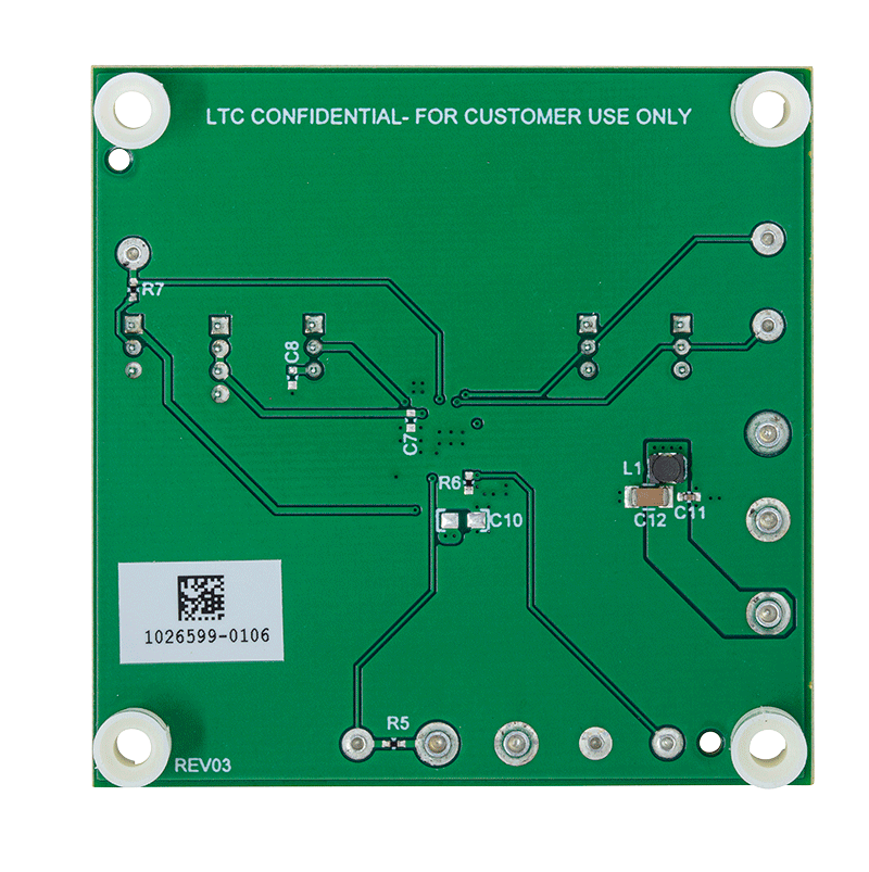 DC2466A Evaluation Board - Bottom View