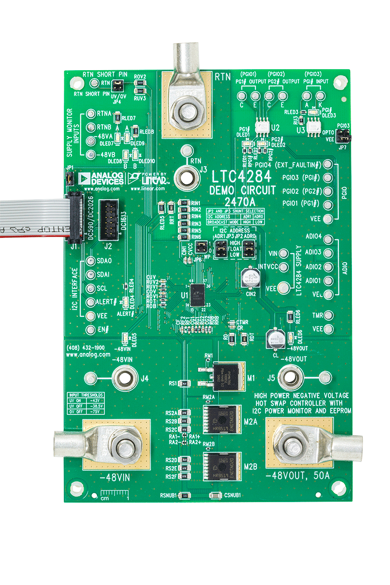 DC2470A Evaluation Board - Top View