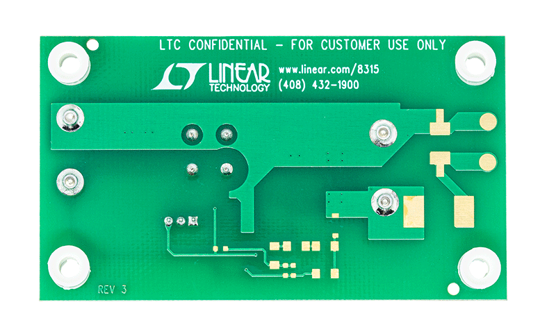 DC2478A Evaluation Board - Bottom View