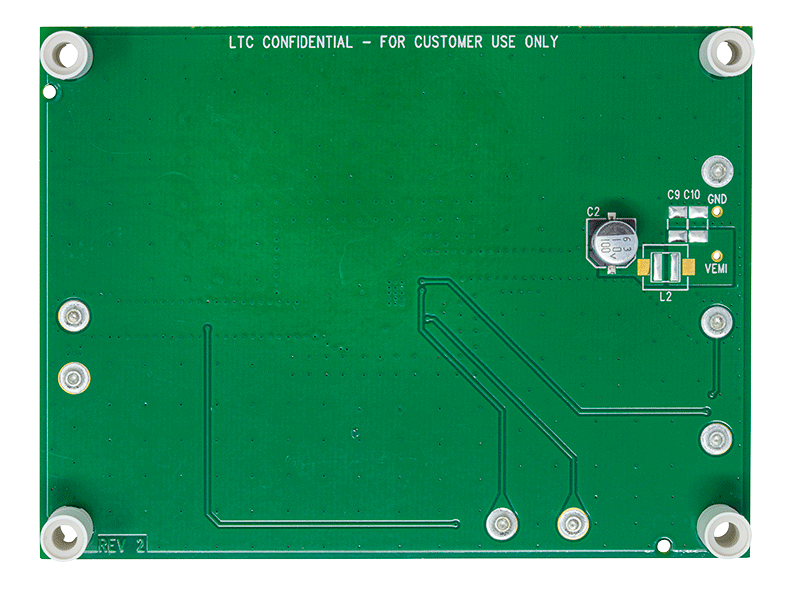 DC2504A Evaluation Board - Bottom View