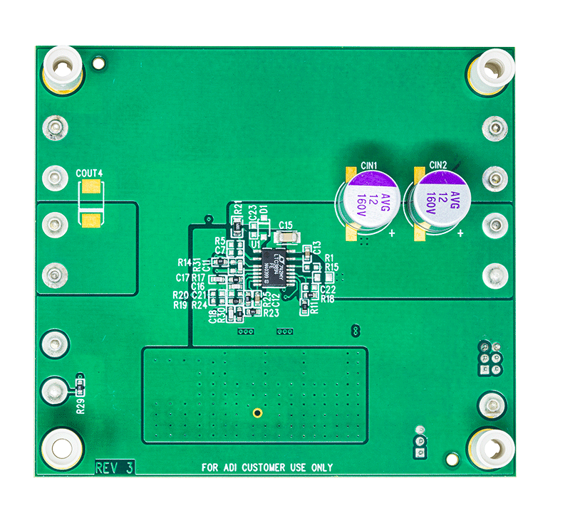 DC2506A Evaluation Board - Bottom View