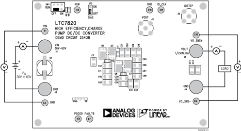 DC2543B Board Layout