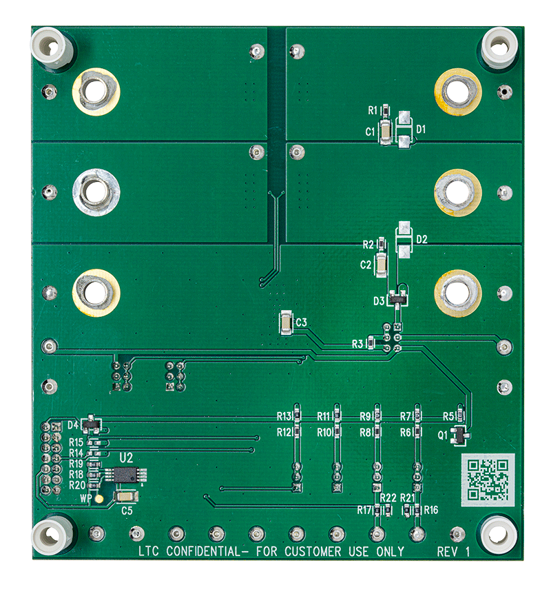 DC2561A Evaluation Board - Bottom View