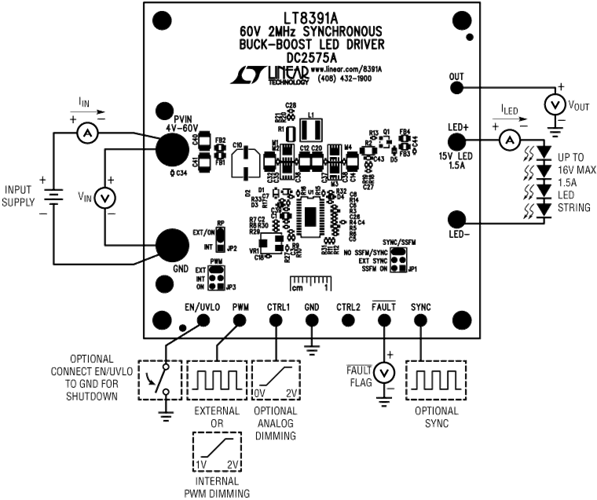 DC2575A Application Circuit