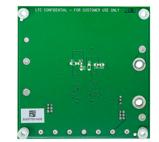 DC2575A Evaluation Board - Bottom View