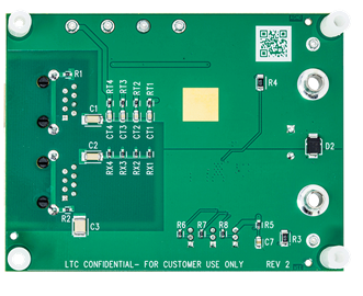 DC2579A Evaluation Board - Bottom View