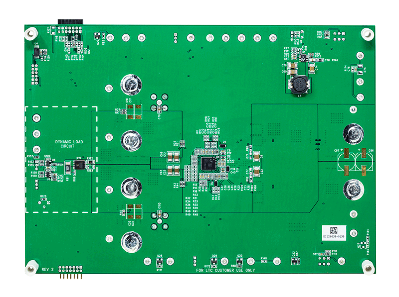 DC2595A Evaluation Board - Bottom View