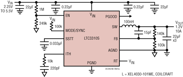 DC2629A Application Circuit