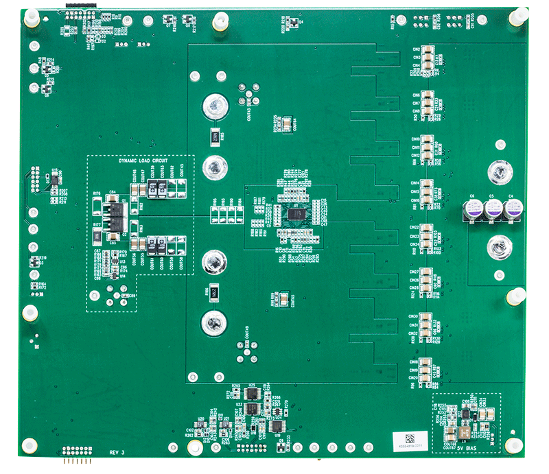 DC2652A-B Evaluation Board - Bottom View