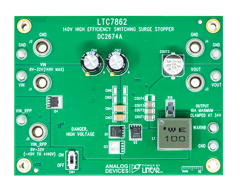 DC2674A Evaluation Board - Top View