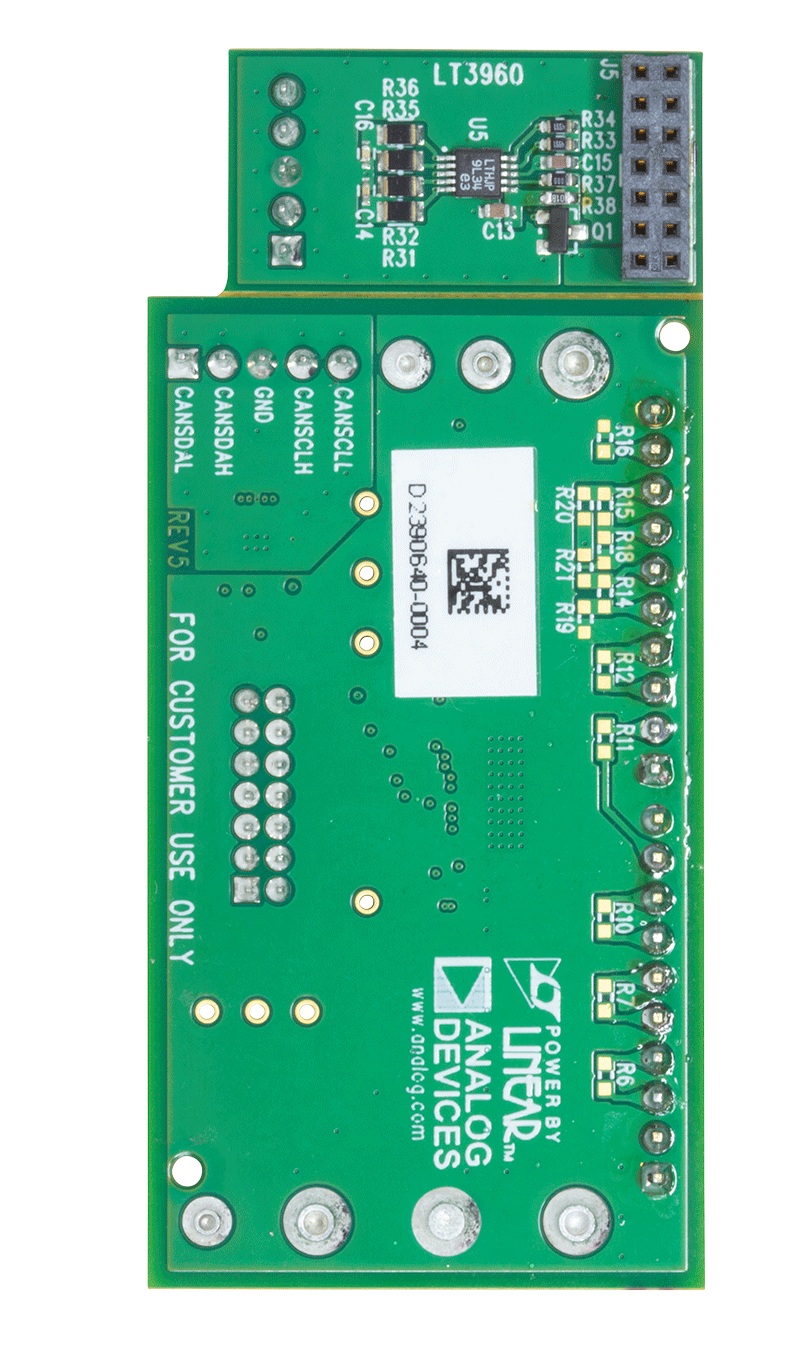 DC2686A Evaluation Board - Bottom View