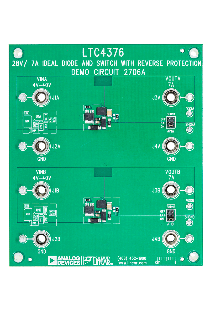 DC2706A Evaluation Board - Top View