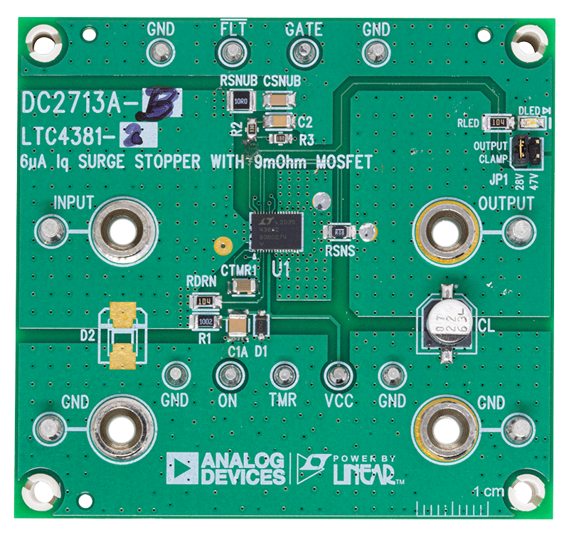 DC2713A-B Evaluation Board - Top View