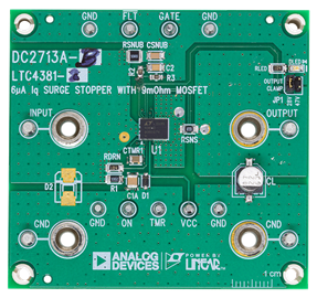 DC2713A-B Evaluation Board - Top View