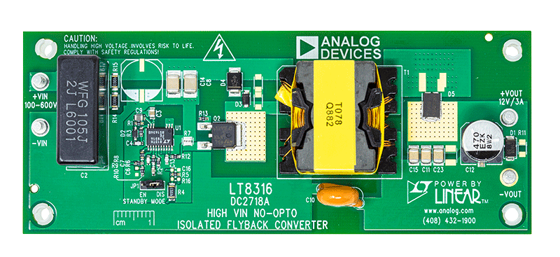 DC2718A Evaluation Board - Top View
