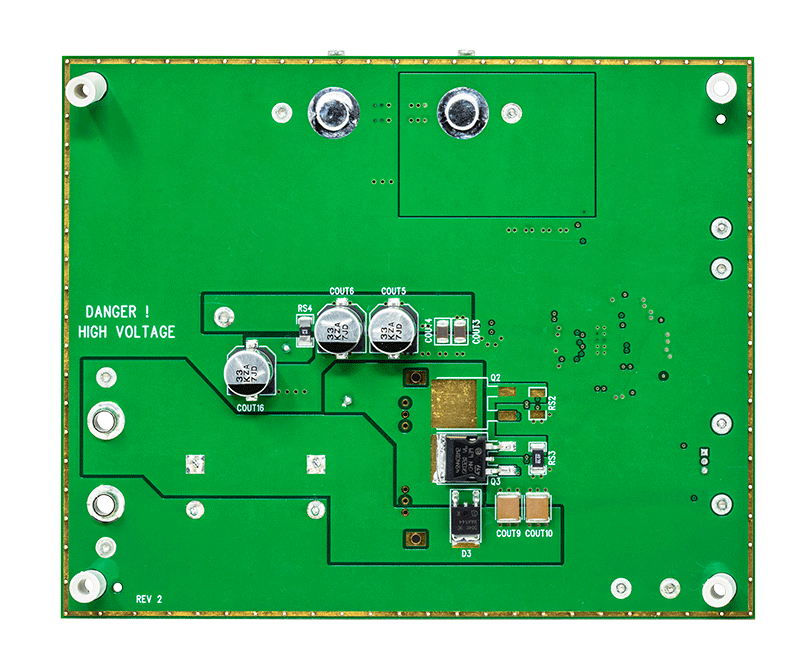 DC2744A Evaluation Board - Bottom View