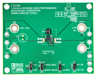 DC2757A Evaluation Board - Top View