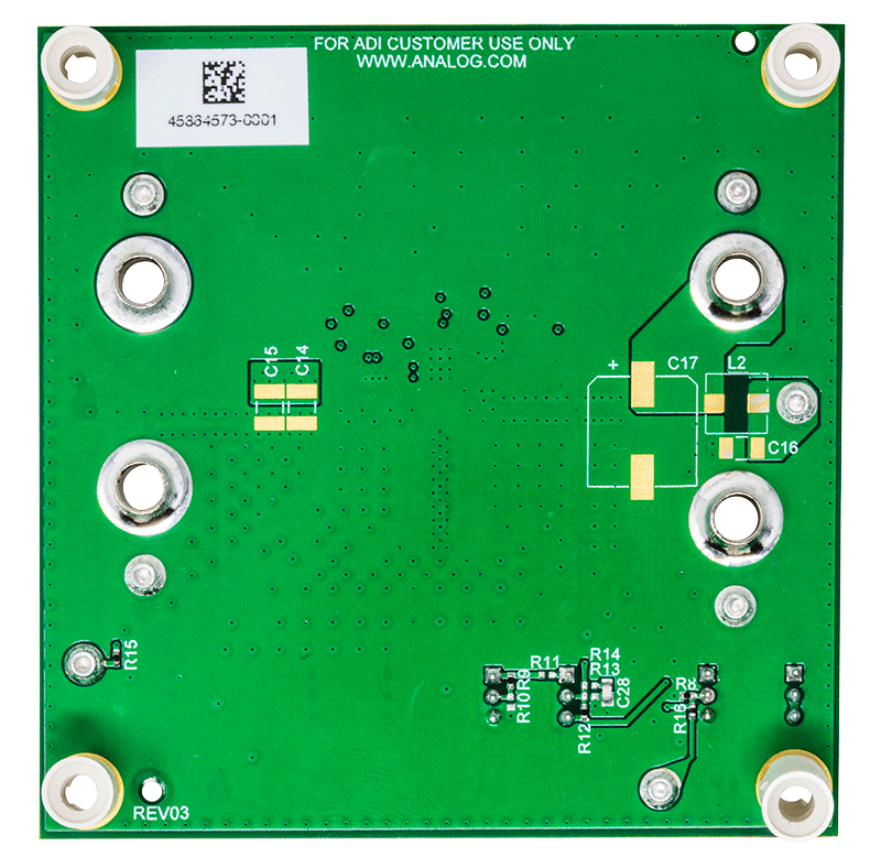 DC2815A Evaluation Board - Bottom View
